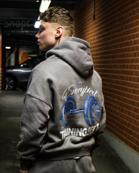 Oversized Training Hoodie- Chill Grey