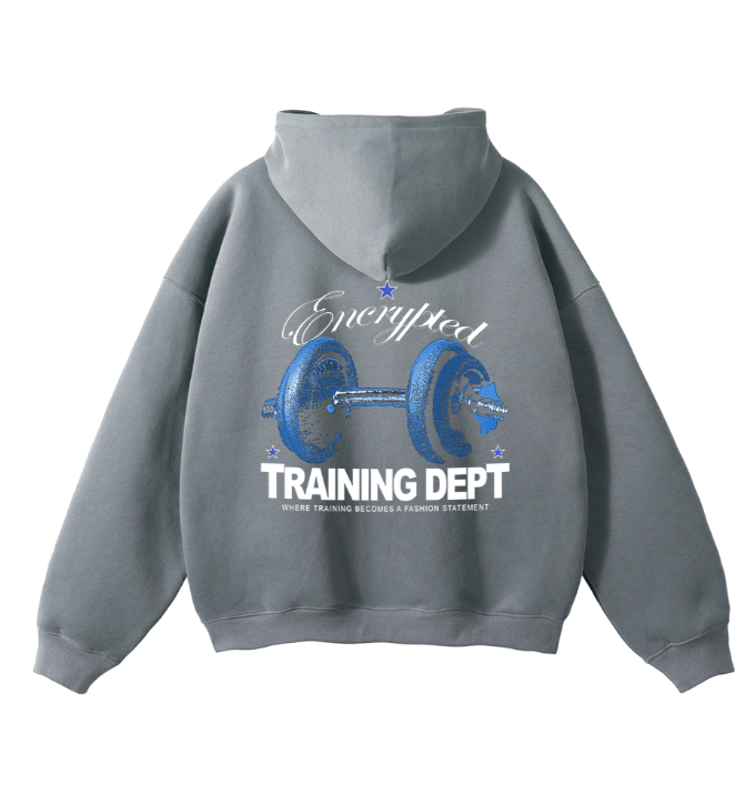 Oversized Training Hoodie- Chill Grey