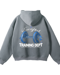 Oversized Training Hoodie- Chill Grey