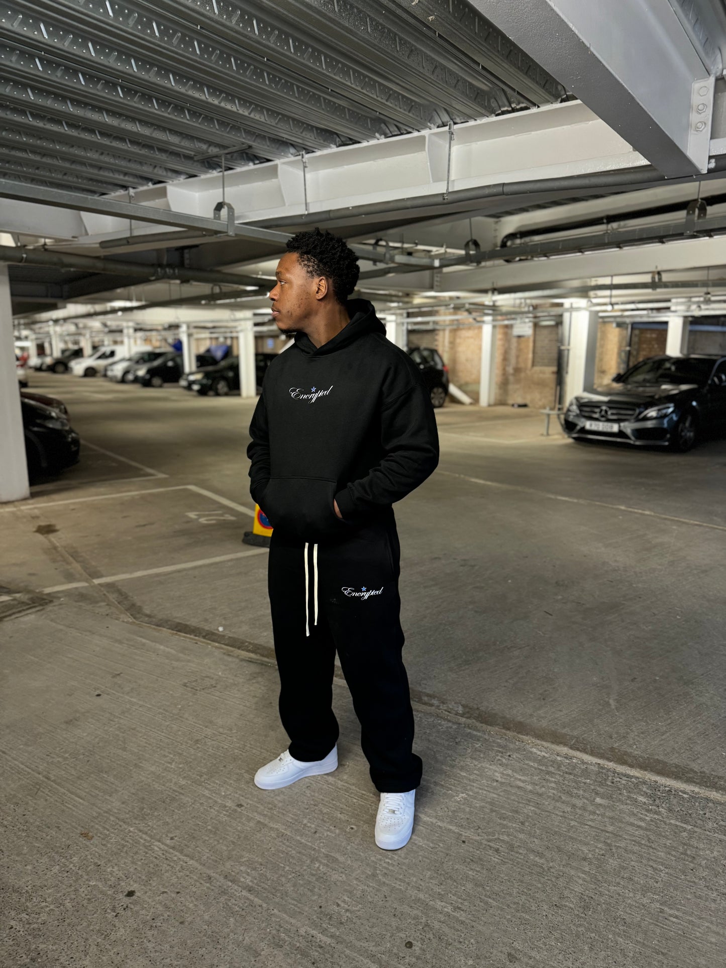 Oversized Training Hoodie - Midnight Black